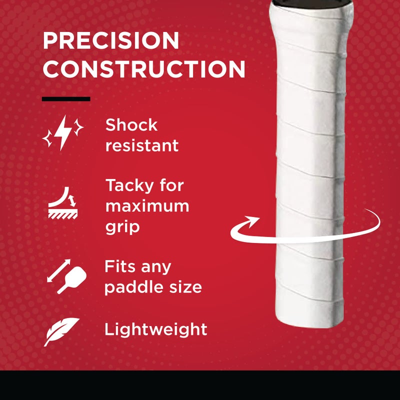 GAMMA Sports Supreme Overgrip for Tennis, Pickleball, Squash, Badminton, and Racquetball Racquets, 3 Count (Pack of 1), Black - Image 4